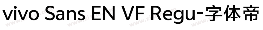 vivo Sans EN VF Regu字体转换
